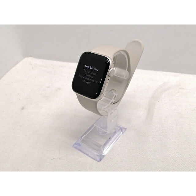 【中古】Apple Apple Watch SE2 40mm GPS スターライトアルミニウムケース/スターライトスポーツバンド(M/L) MR9V3J/A【仙台駅東口】保証期間１ヶ月【ランクB】｜じゃんぱら店