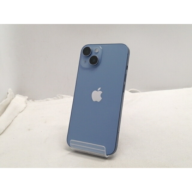 【中古】Apple docomo 【SIMフリー】 iPhone 14 128GB ブルー MPVJ3J/A【仙台駅東口】保証期間１ヶ月【ランクA】