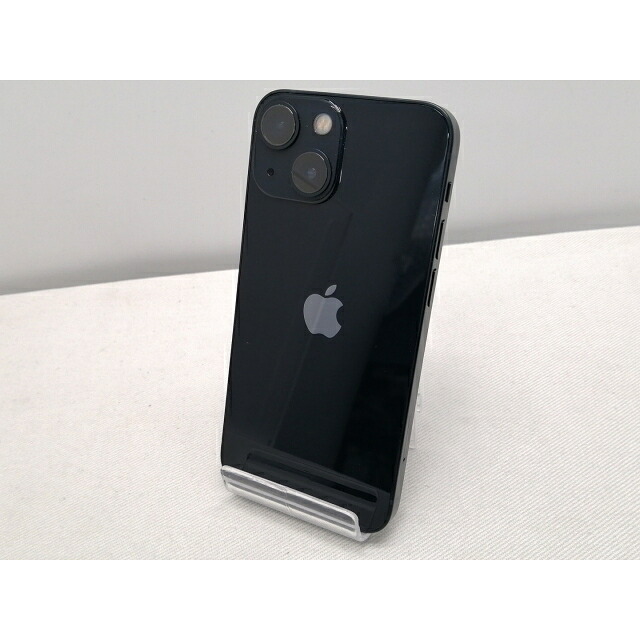 【中古】Apple 国内版 【SIMフリー】 iPhone 13 mini 128GB ミッドナイト MLJC3J/A【仙台駅東口】保証期間１ヶ月【ランクC】 26,637円