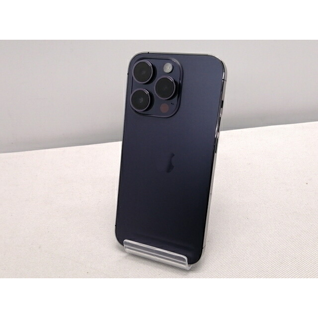【中古】Apple 国内版 【SIMフリー】 iPhone 14 Pro 128GB ディープパープル MQ0F3J/A【仙台駅東口】保証期間１ヶ月【ランクB】