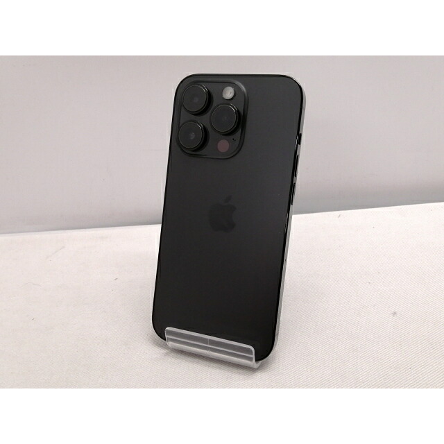 【中古】Apple docomo 【SIMフリー】 iPhone 14 Pro 128GB スペースブラック MPXU3J/A【仙台駅東口】保証期間１ヶ月【ランクB】