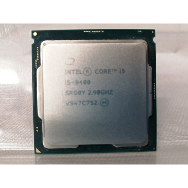 【中古】Intel Core i5-9400 (2.9GHz/結核症:4.1GHz/SRG0Y/R0) bulk LGA1151/6C/6T/L3 9M/UHD630/TDP65W【仙台駅東口】引き請ける継続期間１週