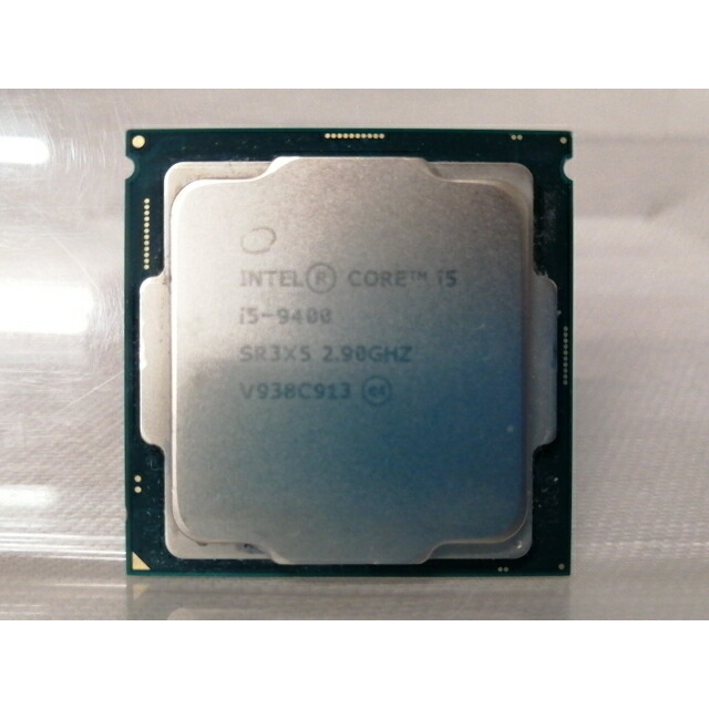 【中古】Intel Core i5-9400 (2.9GHz/結核症:4.1GHz/SR3X5/U0) bulk LGA1151/6C/6T/L3 9M/UHD630/TDP65W【仙台駅東口】引き請ける継続期間１週