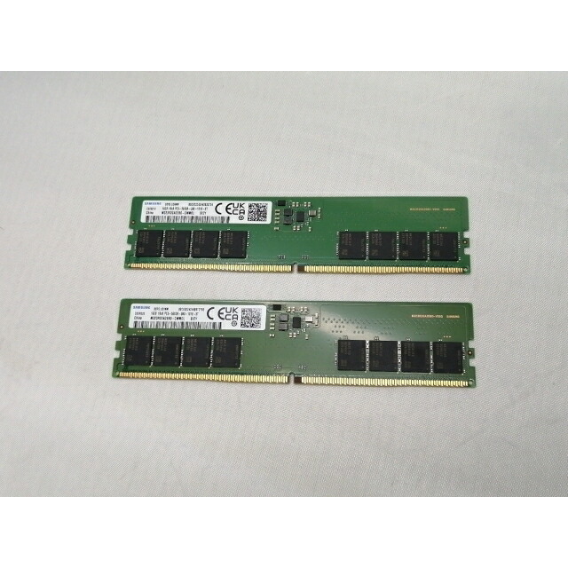【中古】DDR5 16GB 2枚組（合計32GB） DDR5-5600(PC5-44800)【デスクトップPC用】【仙台駅東口】保証期間１週間｜じゃんぱら店