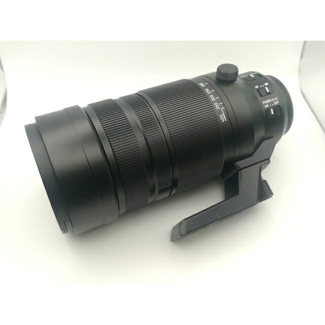 【中古】Panasonic LEICA DG VARIO-ELMAR 100-400粍/F4.0-6.3 II ASPH./POWER O.I.S. H-RSA100400 (MFTマウント)【大須】引き請ける継続期間１ヶ月【序列付けるA】