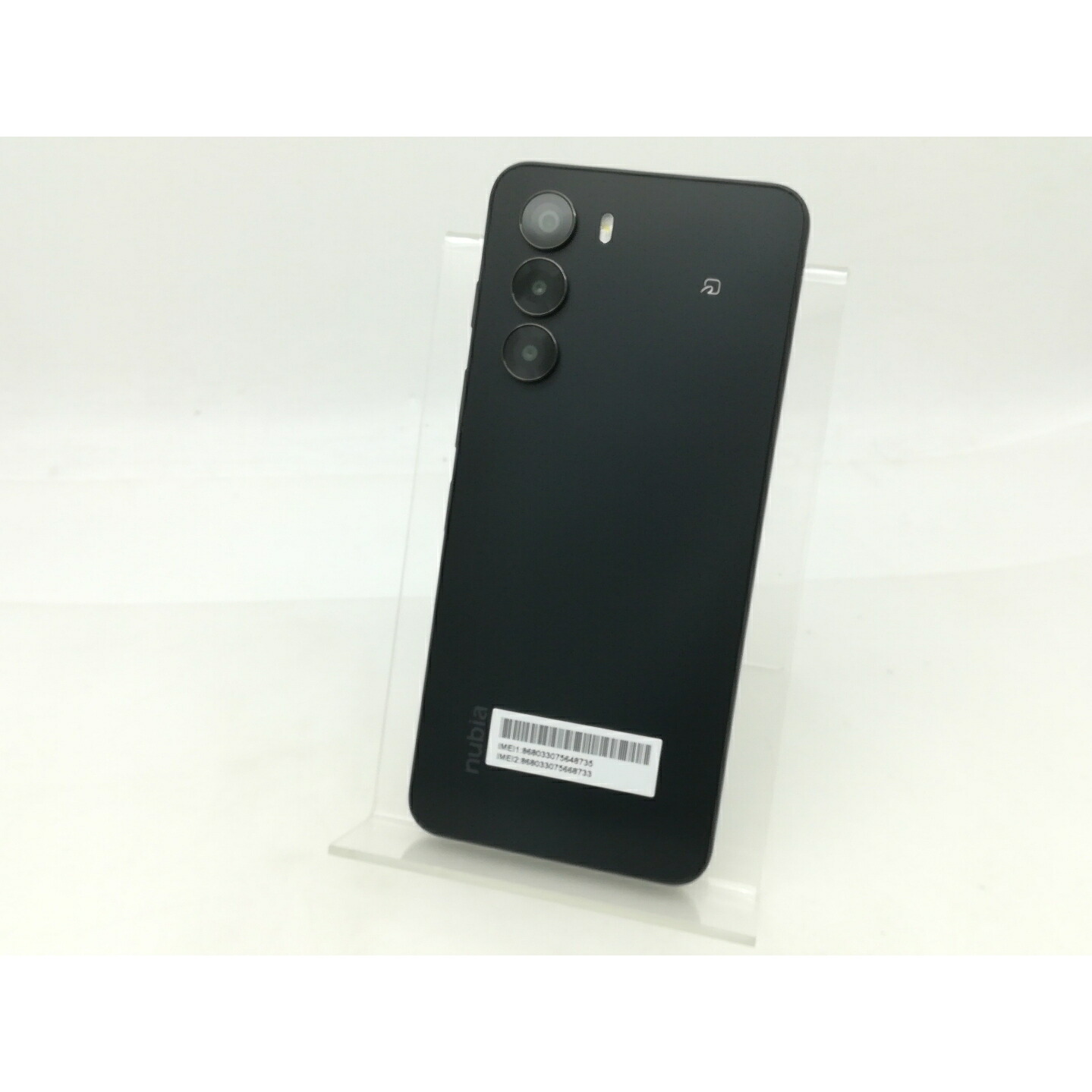 【未使用】ZTE ymobile 【SIMフリー】 nubia S 5G 4GB 128GB ブラック A403ZT【大須】保証期間３ヶ月
