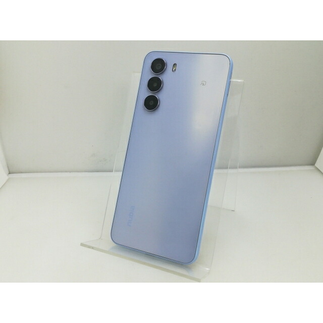 【中古】ZTE ymobile 【SIM無償性】 nubia S 5G 4GB 128GB ライトパープル A403ZT【大須】引き受ける継続期間１ヶ月【序列付けるB】