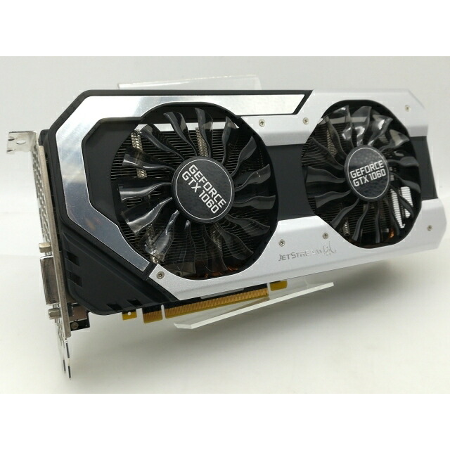 【中古】Palit GeForce GTX 1060 Super JetStream(NE51060S15J9-1060J) GTX1060/6GB(GDDR5)/PCI-E【大須】引きうける継続期間１週