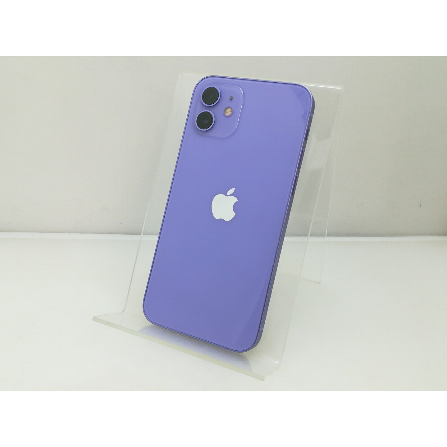 【中古】Apple au 【SIMロック解除済み】 iPhone 12 64GB パープル MJNH3J/A【大須】保証期間１ヶ月【ランクB】