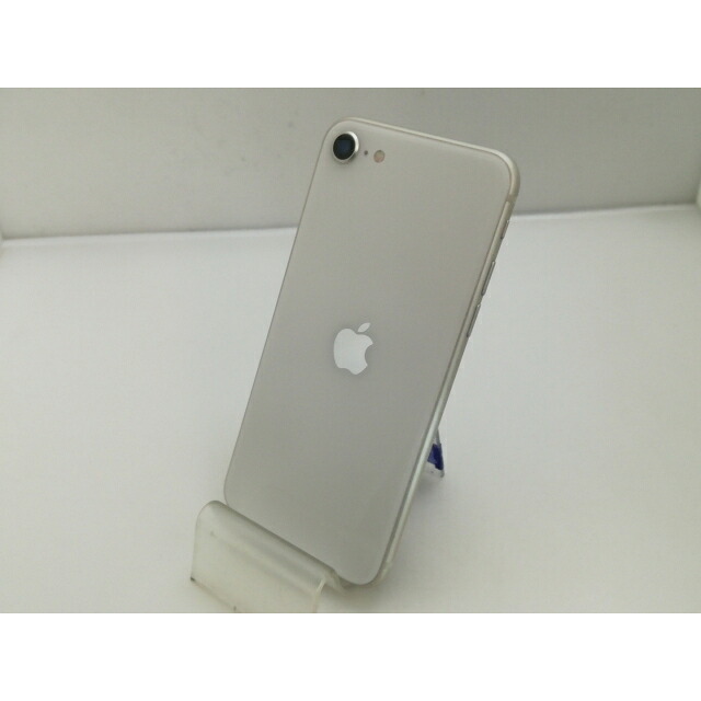 【中古】Apple docomo 【SIMフリー】 iPhone SE（第3世代） 64GB スターライト MMYD3J/A【大須】保証期間１ヶ月【ランクB】
