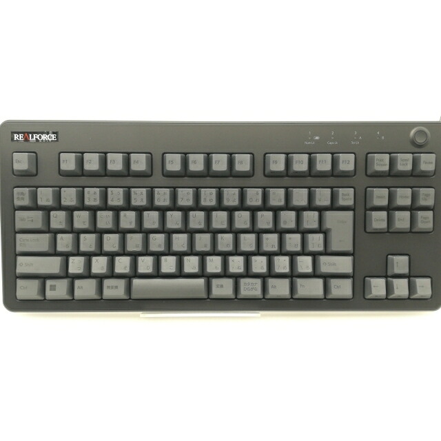 【中古】東プレ REALFORCE R3 R3HC11 [有線\u0026無線電話/テンキー受け答え/日本語申し合わせ/黒いこと/静音/45g]【大須】引きうける継続期間１週