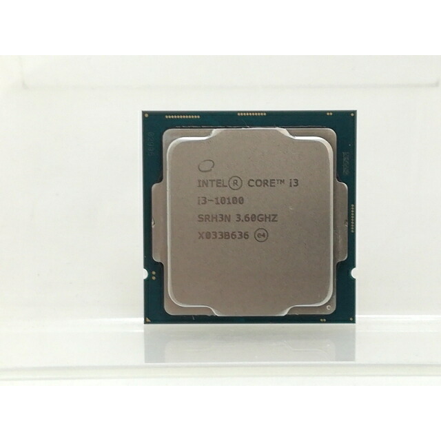 【中古】Intel Core i3-10100 (3.6GHz/TB:4.3GHz) bulk LGA1200/4C/8T/L3 7M/UHD630/TDP65W【大須】保証期間１週間 7,086円