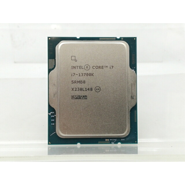 【中古】Intel Core i7-13700K(3.4GHz) Box LGA1700/16C(P:8C/E:8C)/24T/L3 30M/UHD 770/PBP125W【大須】引きうける継続期間１週