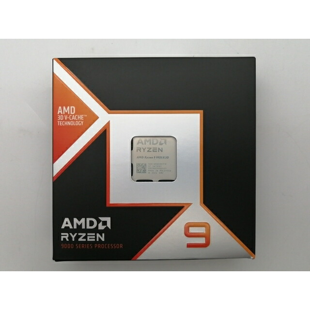 【未使用】AMD Ryzen 9 9950X3D (4.3GHz/TC:5.7GHz) BOX AM5/16C/32T/L3 128MB/Radeon Graphics/TDP 170W【大須】保証期間1週間|じゃんぱら店