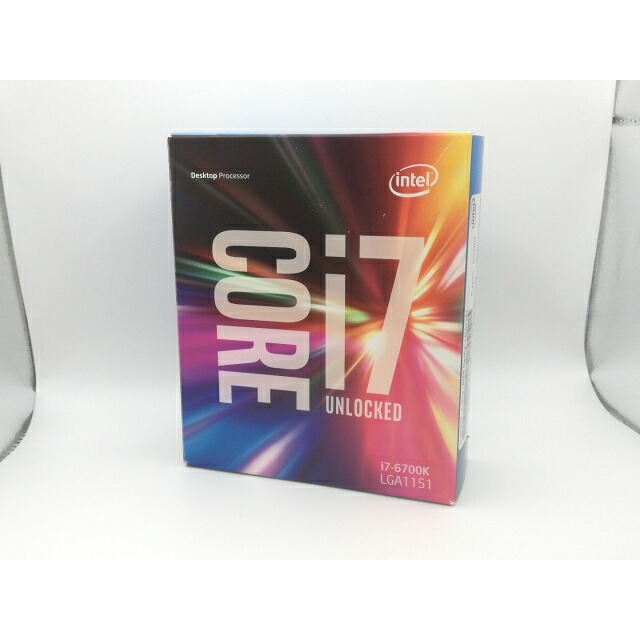 【中古】Intel Core i7-6700K(4.0GHz/結核症:4.2GHz/SR2BR) BOX LGA1151/4C/8T/L3 8M/固定ディスク530/TDP91W【大須】引きうける継続期間１週