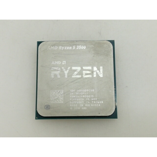 【中古】AMD Ryzen 5 3500 (3.6GHz/TC:4.1GHz) bulk AM4/6C/6T/L3 16MB/TDP 65W【大須】引き受ける継続期間１週