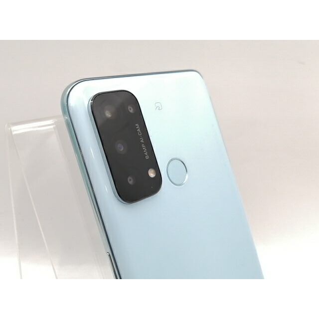 【中古】Oppo 国内版 【SIM無償性】 OPPO Reno5 A 内燃機関青み 6GB 128GB CPH2199【秋葉3号】引き受ける継続期間１ヶ月【序列付けるB】
