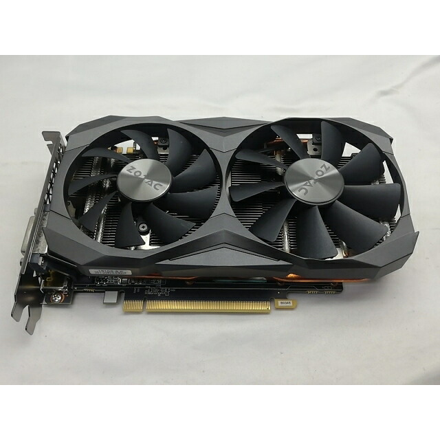 【中古】ZOTAC GeForce GTX 1080 Mini 8GB(ZT-P10800H-10P) GTX1080/8GB(GDDR5X)/PCI-E【秋葉3号】引きうける継続期間１週