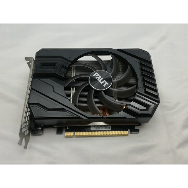 【中古】Palit GeForce GTX 1660 Ti StormX 6GB（NE6166T018J9-161F）GTX1660Ti/6GB(GDDR6)【秋葉3号】引きうける継続期間１週