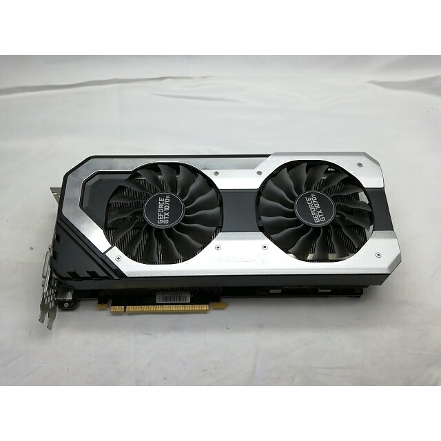 【中古】Palit GeForce GTX1070Ti 8GB JetStream(NE5107T015P2-1041J) GTX1070Ti/8GB(GDDR5)/PCI-E【秋葉3号】引きうける継続期間１週 グラフィックボード-PCパーツ-パソコン・周辺機器
