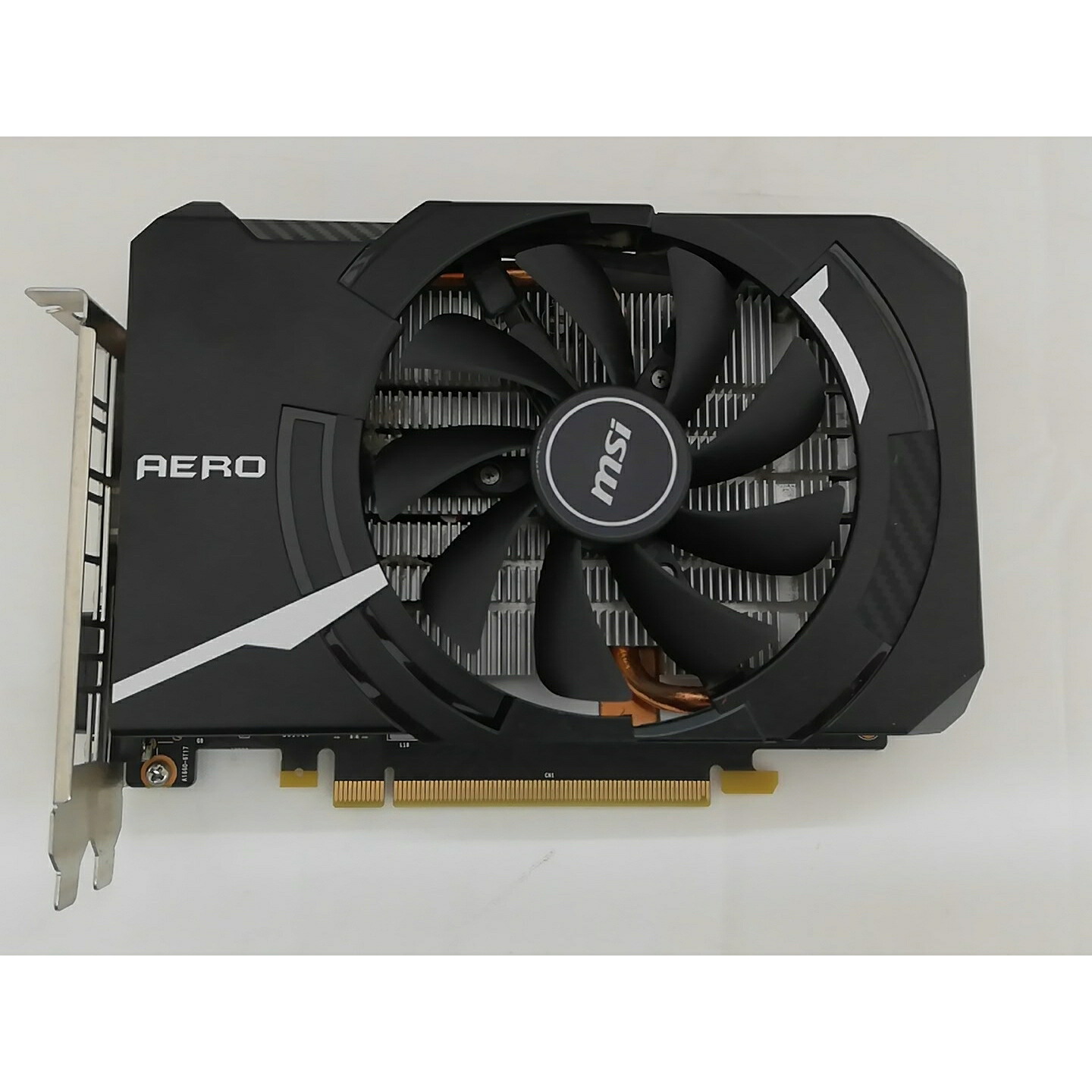 【中古】MSI GeForce GTX 1660 Ti AERO ITX 6G OC GTX1660Ti/6GB(GDDR6)/PCI-E【秋葉3号】引きうける継続期間１週