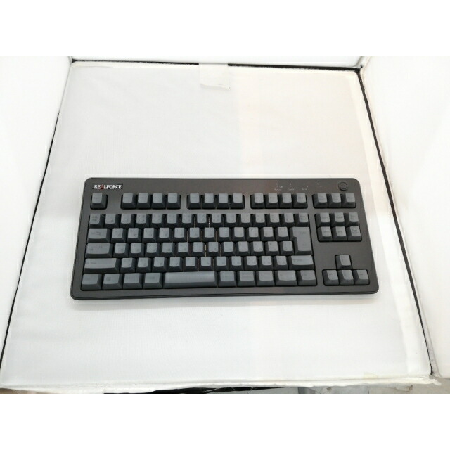 【中古】東プレ REALFORCE R3 R3HC11 [有線\u0026無線電話/テンキー受け答え/日本語割りつける/黒いこと/静音/45g]【秋葉3号】引き受ける継続期間１週