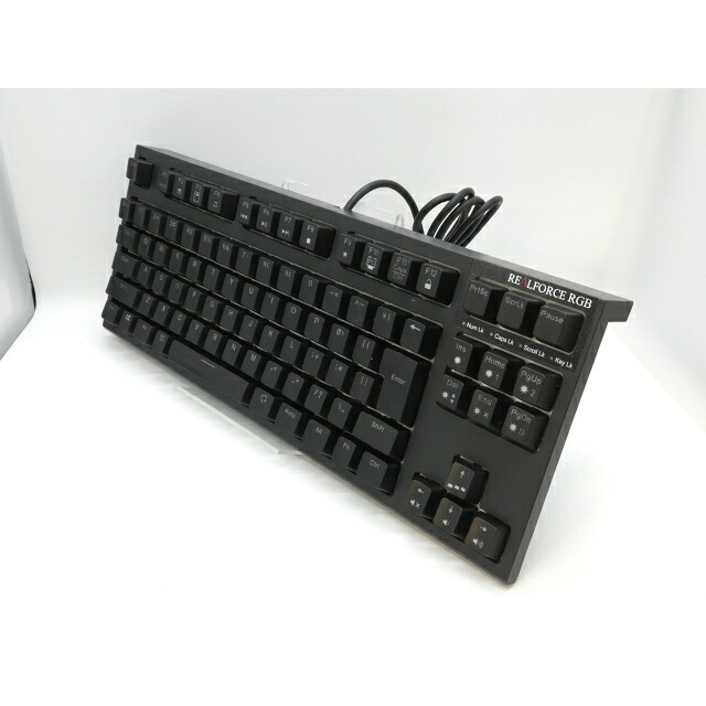 【中古】東プレ REALFORCE RGB TKL R2TLA-JP4G-BK [日本語申し合わせ/45g]【秋葉3号】引きうける継続期間１週