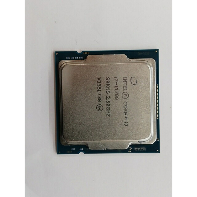 【中古】Intel Core i7-11700 (2.5GHz/結核症:4.8GHz) Bulk LGA1200/8C/16T/L3 16M/UHD750/TDP65W【秋葉3号】引きうける継続期間１週