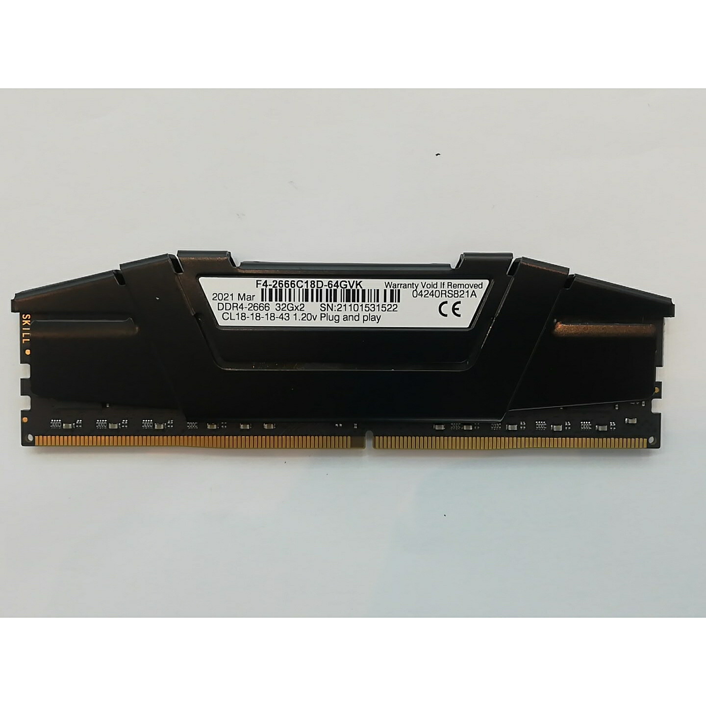 【中古】DDR4 32GB PC4-21300(DDR4-2666)【デスクトップPC用】【秋葉3号】保証期間１週間｜じゃんぱら店