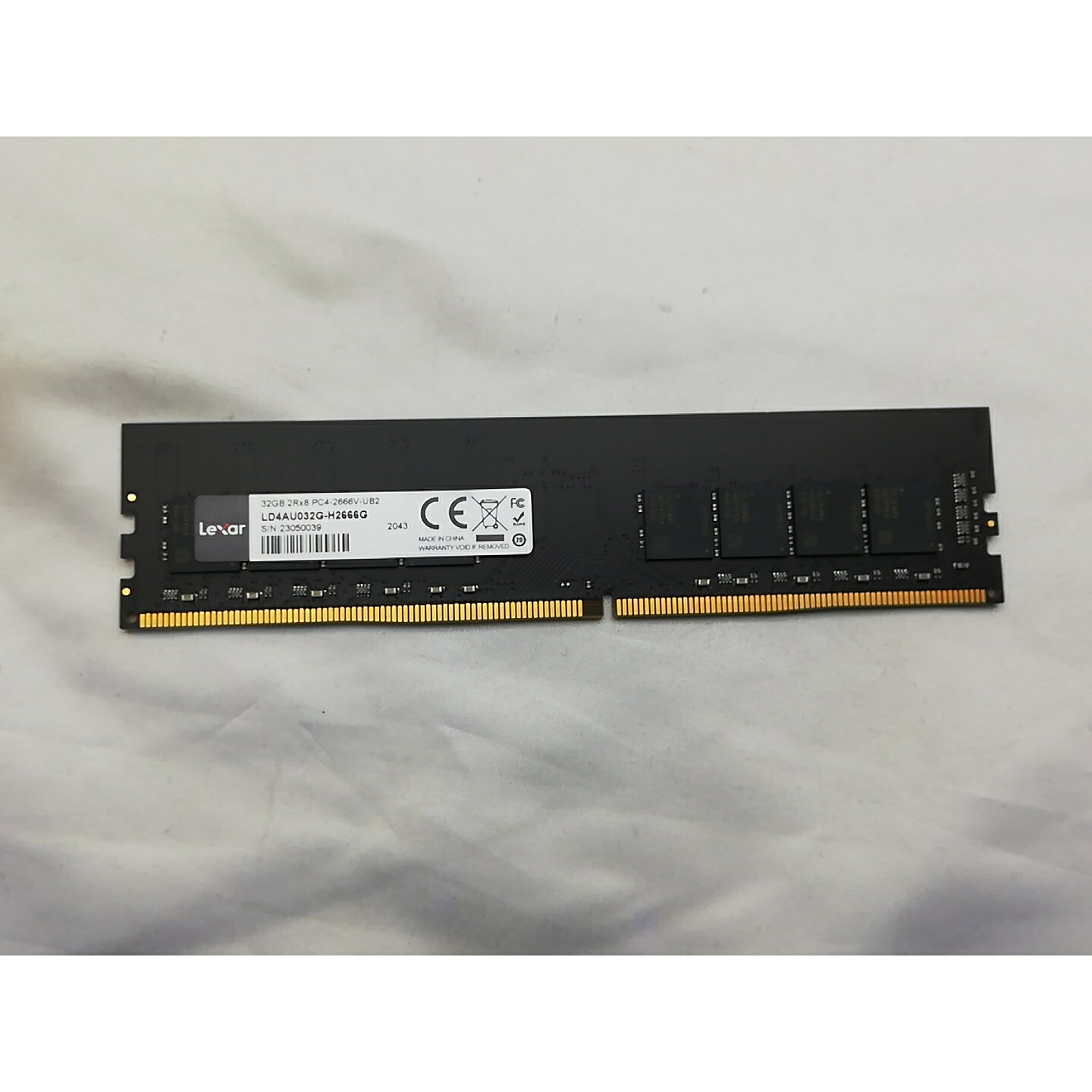 【中古】DDR4 32GB PC4-21300(DDR4-2666)【デスクトップPC用】【秋葉3号】保証期間１週間