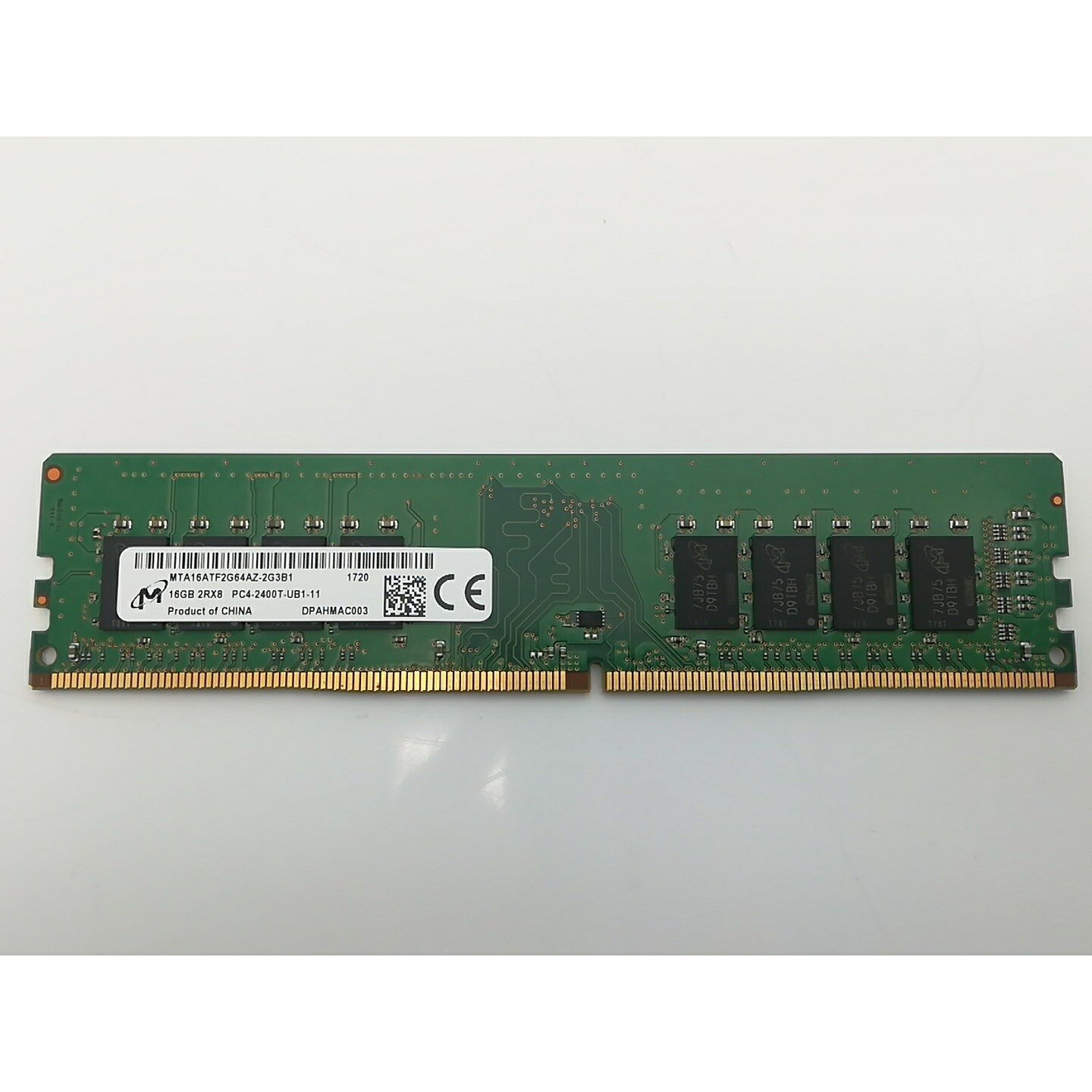 【中古】DDR4 16GB PC4-19200(DDR4-2400)【デスクトップPC用】【秋葉3号】保証期間１週間｜じゃんぱら店 9,344円