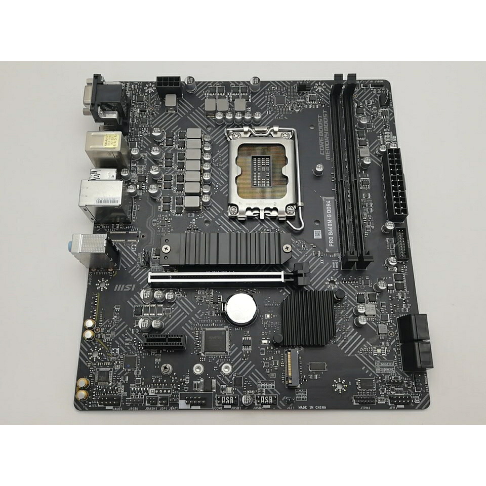 【中古】MSI PRO B660M-G DDR4 B660(DDR4)/LGA1700/MicroATX【秋葉2号】引きうける継続期間１週