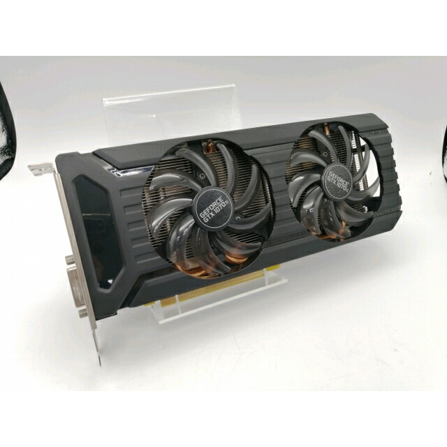 【中古】Palit GTX1070Ti 8GB DUAL(NE5107T015P2-1043D) GTX1070Ti/8GB(GDDR5)/PCI-E【秋葉2号】引き受ける継続期間１週