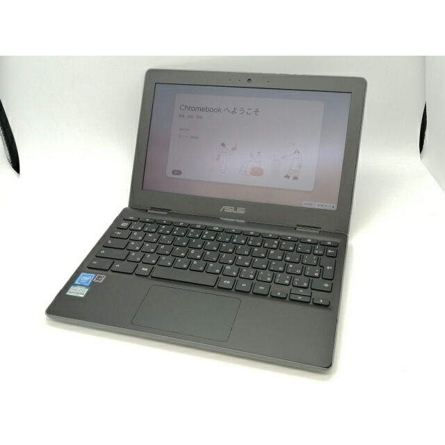 【中古】ASUS Chromebook C204MA C204MA-BU0030 靉靆たる薄墨色【Celeron N4000 4G 32G(Flash) 無線LAN 11.6LCD (触れ合うダイアログボックス)】【秋葉2号】引き請ける継続期間１ヶ月【序列付けるC】