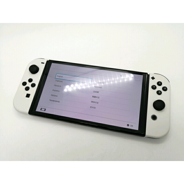 【中古】Nintendo Switch 本体 (有機ELモデル) HEG-S-KAAAA ホワイト 【2021年10月】【秋葉2号】保証期間1ヶ月【ランクA】|じゃんぱら店
