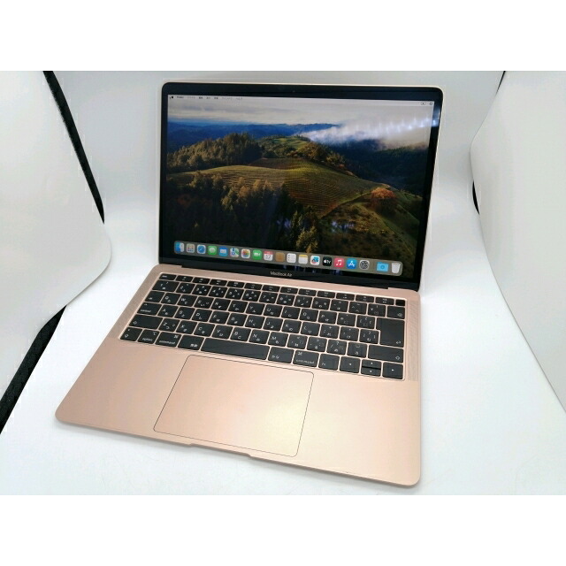 【中古】Apple MacBook Air 13インチ(wTID) CTO (Mid 2019) ゴールド Core i5(1.6G)/8G/256G(SSD)/UHDG 617【秋葉2号】保証期間1ヶ月【ランクB】|じゃんぱら店
