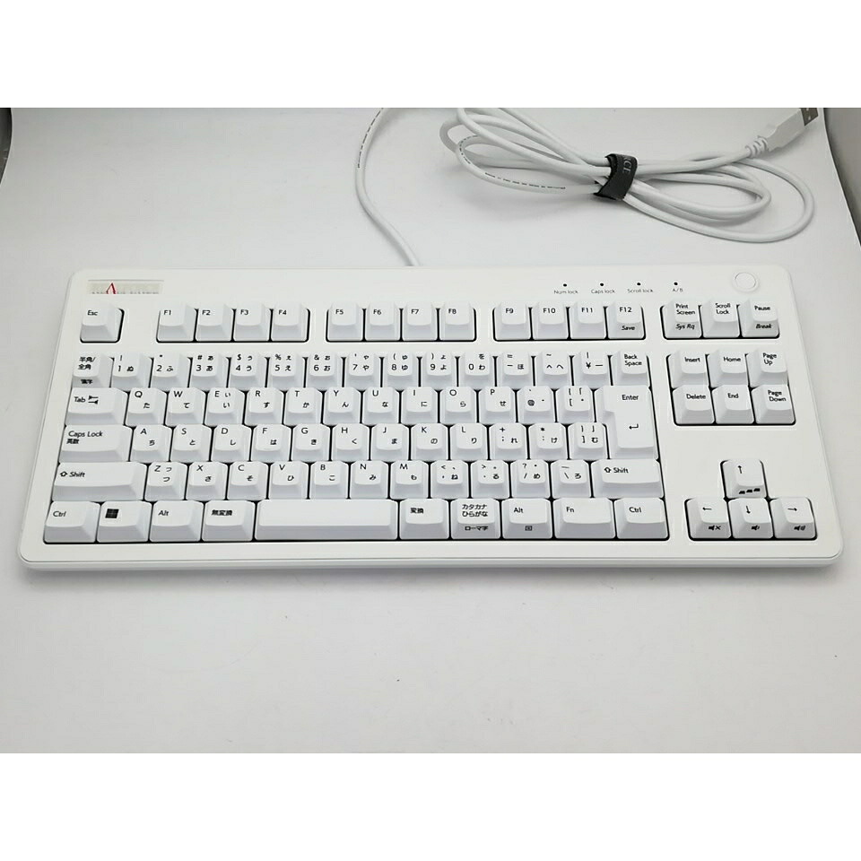 【中古】東プレ REALFORCE R3 R3UC21 [有線/テンキーレス/日本語配列/ホワイト/静音/45g]【秋葉2号】保証期間１週間