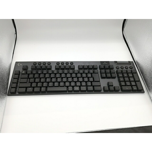 【中古】Logicool G913 LIGHTSPEED Wireless Mechanical Gaming Keyboard-Linear G913-LN [炭素黒いこと]【秋葉2号】引きうける継続期間１週