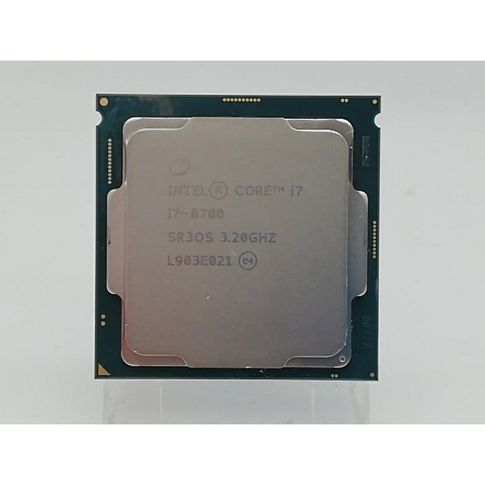 【中古】Intel Core i7-8700 (3.2GHz/TB:4.6GHz) bulk LGA1151/6C/12T/L3 12M/UHD630/TDP65W【秋葉2号】保証期間１週間