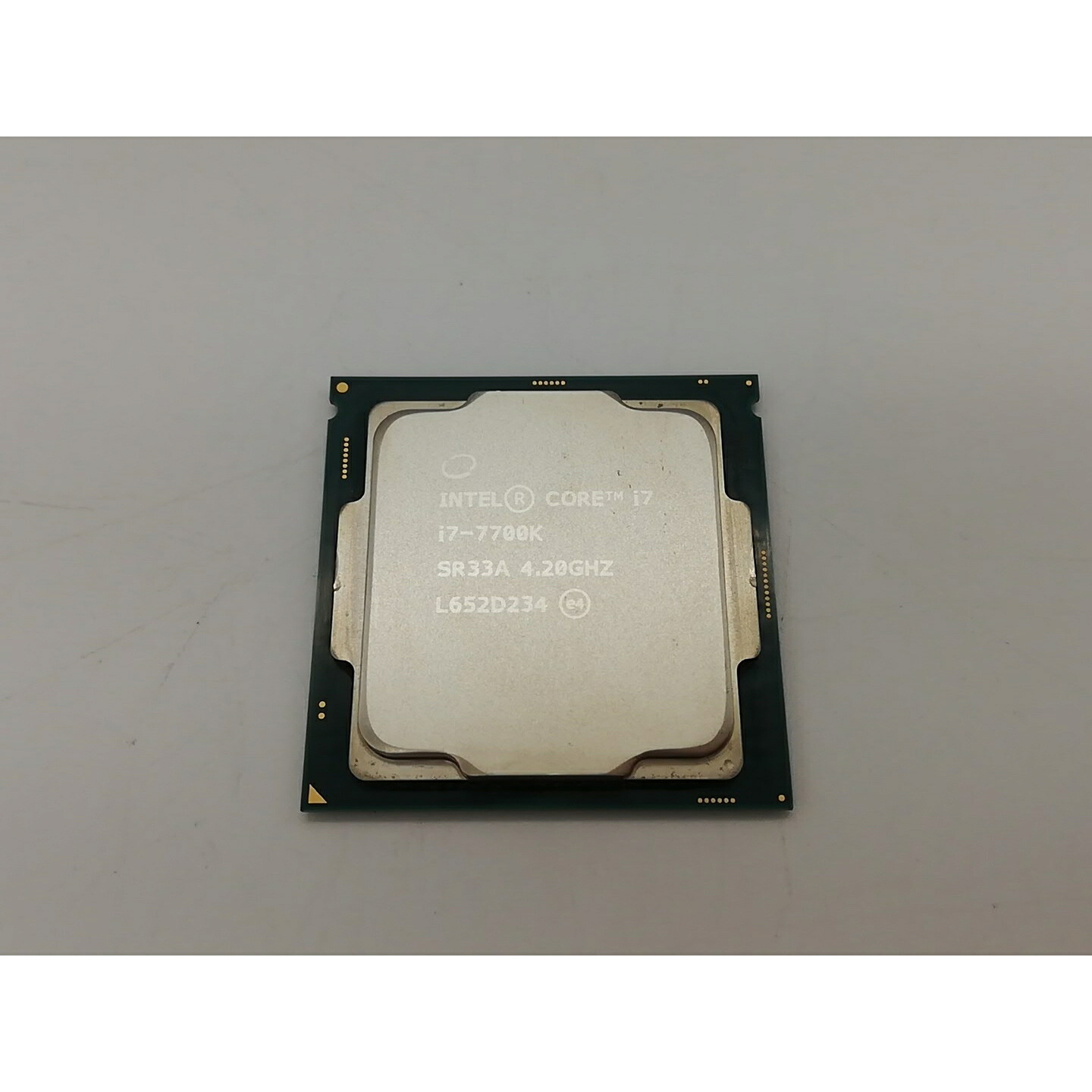 【中古】Intel Core i7-7700K (4.2GHz/結核症:4.5GHz) bulk LGA1151/4C/8T/L3 8M/固定ディスク630/TDP91W【秋葉2号】引きうける継続期間１週