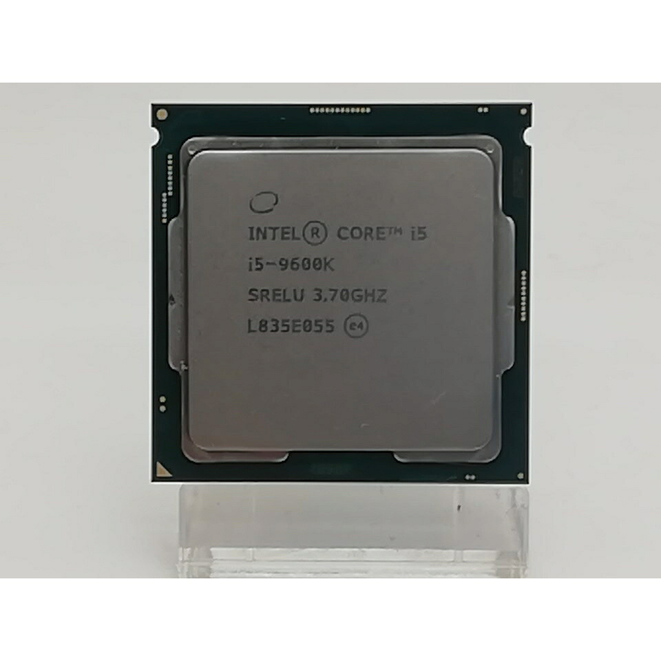 【中古】Intel Core i5-9600K (3.7GHz/TB:4.6GHz/SRELU/P0) BOX LGA1151/6C/6T/L3 9M/UHD630/TDP95W【秋葉2号】保証期間１週間