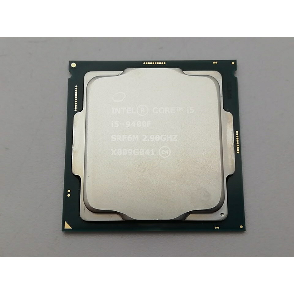 【中古】Intel Core i5-9400F (2.9GHz/肺結核:4.1GHz/SRF6M/U0) bulk LGA1151/6C/6T/L3 9M/No iGPU/TDP65W【秋葉2号】引き受ける継続期間１週