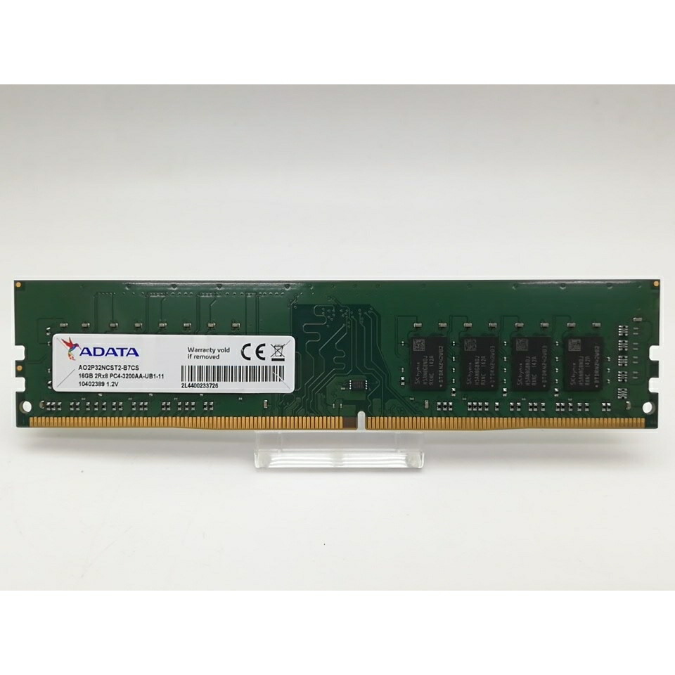 【中古】DDR4 16GB PC4-25600(DDR4-3200)【デスクトップPC用】【秋葉2号】保証期間１週間
