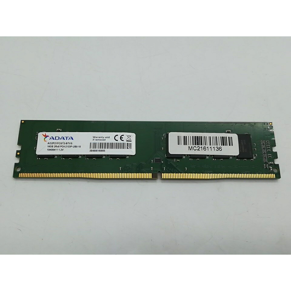 【中古】DDR4 16GB PC4-17000(DDR4-2133)【デスクトップPC用】【秋葉2号】保証期間１週間
