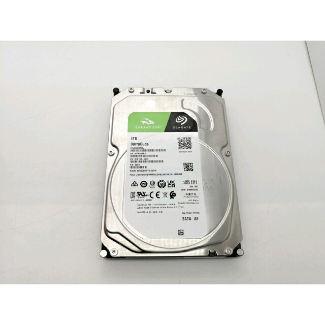 【中古】Seagate ST4000DM004 4TB/5400rpm/256MB/6Gbps【秋葉2号】保証期間１週間｜じゃんぱら店