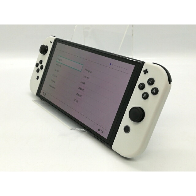【中古】Nintendo Switch 本体 (有機ELモデル) HEG-S-KAAAA ホワイト 【2021年10月】【秋葉4号】保証期間1ヶ月【ランクB】|じゃんぱら店