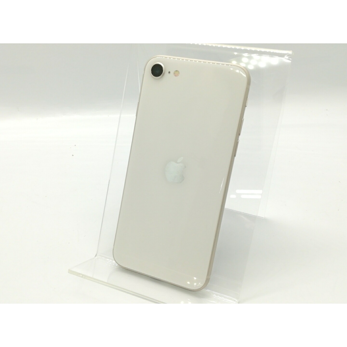 【中古】Apple au 【SIM無償性】 iPhone SE（第3時人） 64GB はやりっ児点火装置 MMYD3J/A【秋葉4号】引きうける継続期間１ヶ月【位置づけるB】