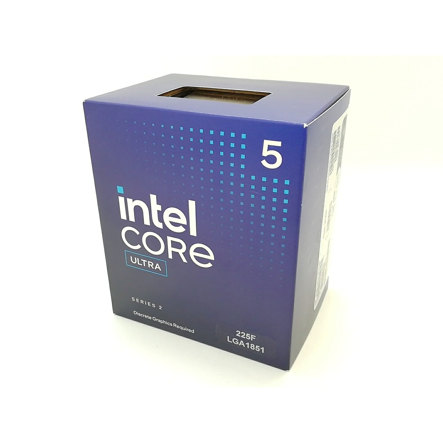 【未当て嵌める】Intel Core Ultra 5 225F (3.3GHz) Box LGA1851/10C(P:6C/E:4C)/10T/L3 20M/PBP65W【秋葉4号】引きうける継続期間１週