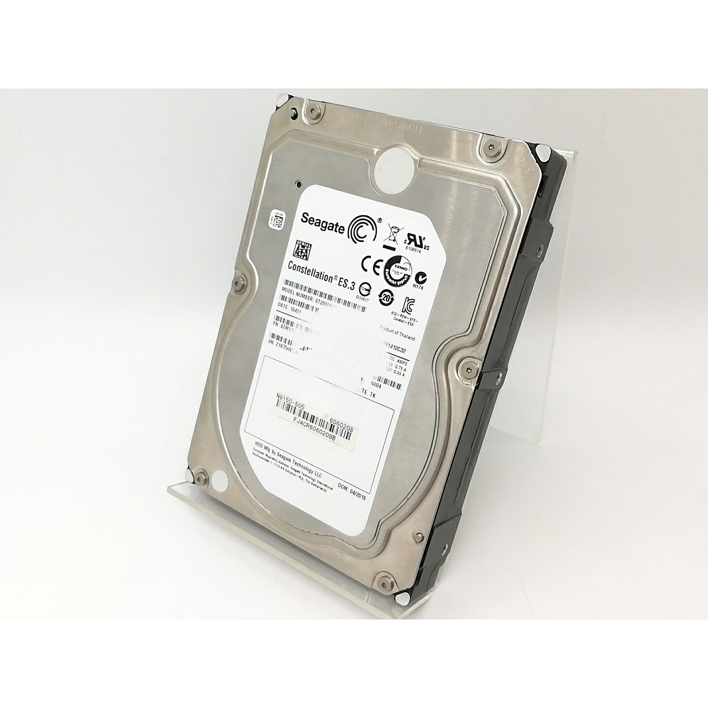 【中古】Seagate ST2000NM0033 2TB/7200rpm/128MB/6Gbps【秋葉4号】保証期間１週間