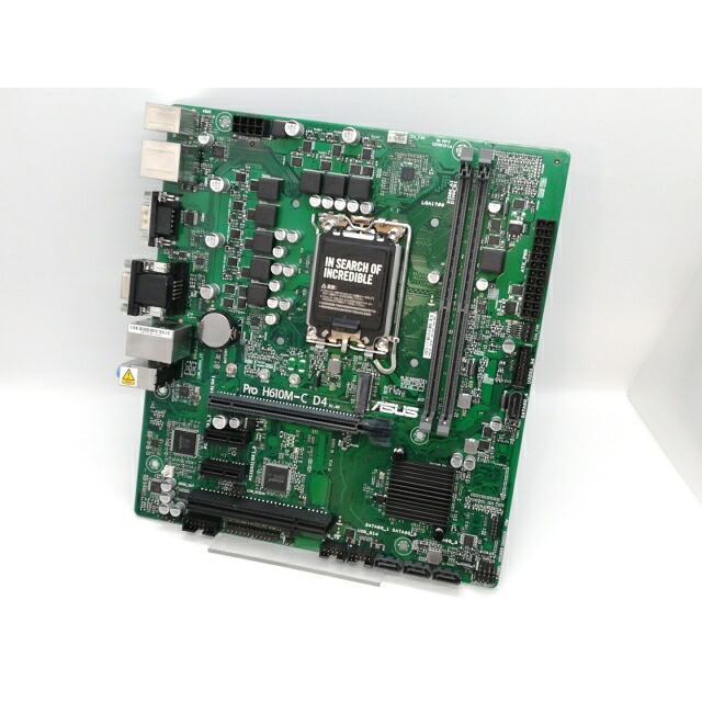 【中古】ASUS Pro H610M-C D4-CSM H610(DDR4)/LGA1700/MicroATX【京都】保証期間１週間